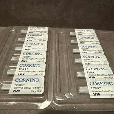 Corning Universal Fiber Optical Splice Fiberlock 