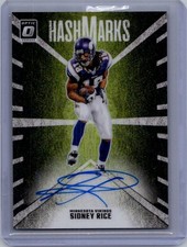 2024 Donruss Optic #HM-SRE Sidney Rice Hash Marks