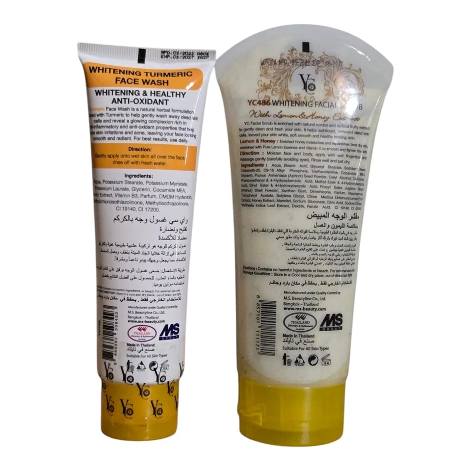 YC Lemon Honey Facial Scrub & Turmeric Face Wash - Image 3 of 3