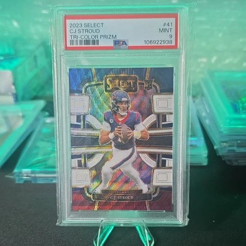 Panini 2023 Select C.J. Stroud Tri-Color Prizm Rookie PSA 9 /259 #41