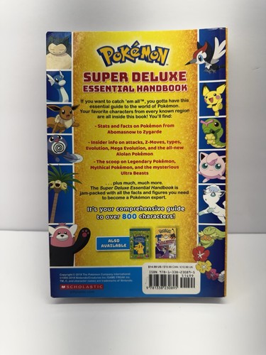 Super Deluxe Essential Handbook; Pokémon: The- Scholastic, 1338230891, paperback - Foto 7 di 13
