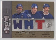 2009-10 SPx Winning Trios 27/50 Doug Gilmour Glenn Anderson Wendel Clark HOF 2d8