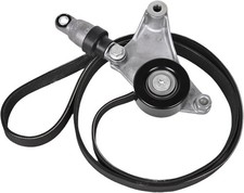 Drive Belt Tensioner Pulley and Serpentine Belt Component Kit 38216 7PK1940