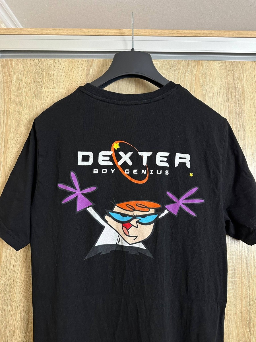 ヤスユキ　イシイ Dexter & Sinister 刺繍ロゴ Tシャツ Vintage Dexter's Laboratory Cartoon Movie USA T Shirt Mens Size L