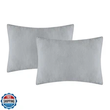 Dormlony Organic Cotton Muslin Mini Pillowcases with Envelope Design,2 Pack U