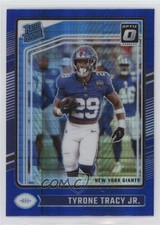2024 Panini Donruss Optic Rated Rookie Blue Hyper Prizm Tyrone Tracy Jr 12g7