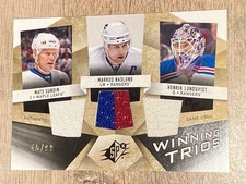 E1653 /99 2008 SPx Winning Trios Mats Sundin Markus Naslund Henrik Lundqvist