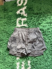 Represent 247 running grey camo jogging walking cycling shorts tights size small