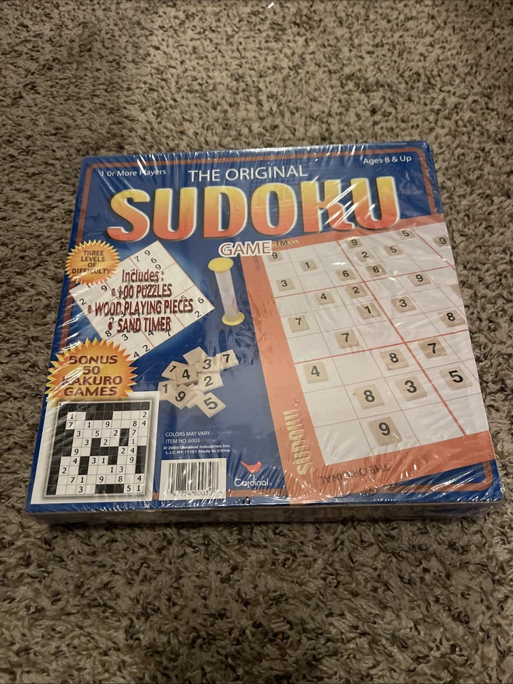 The Original Sudoku Board Game (Cardinal, 2005) Brand New Sealed - Image 3 of 3