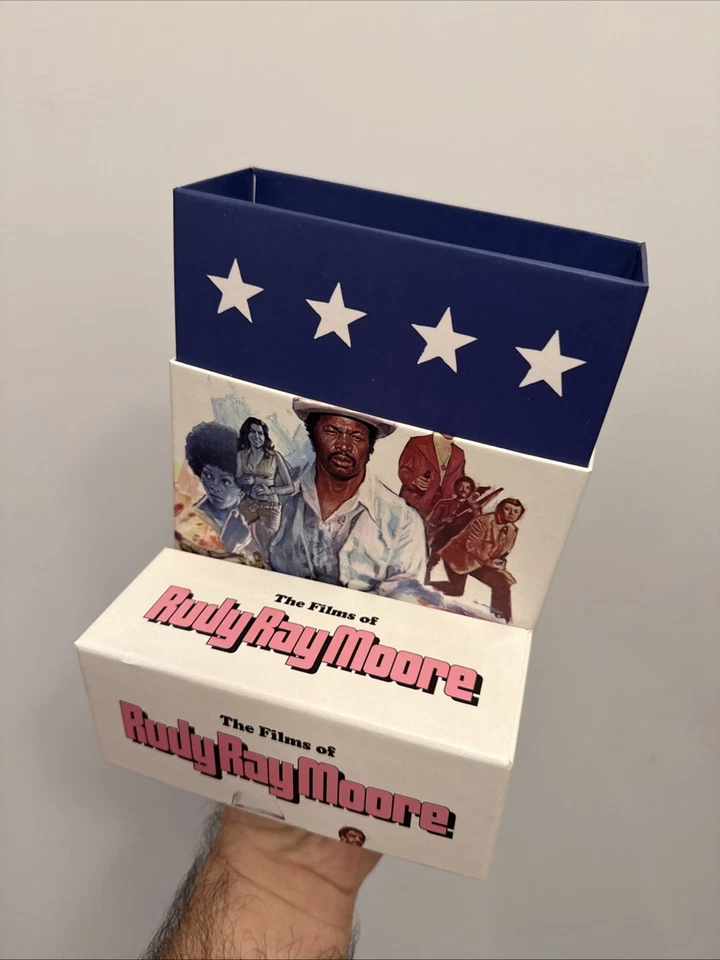 Rudy Ray Moore 'The Films of Rudy Ray Moore' Box Set Vinegar Syndrome (BOX ONLY) Foto 4 de 4
