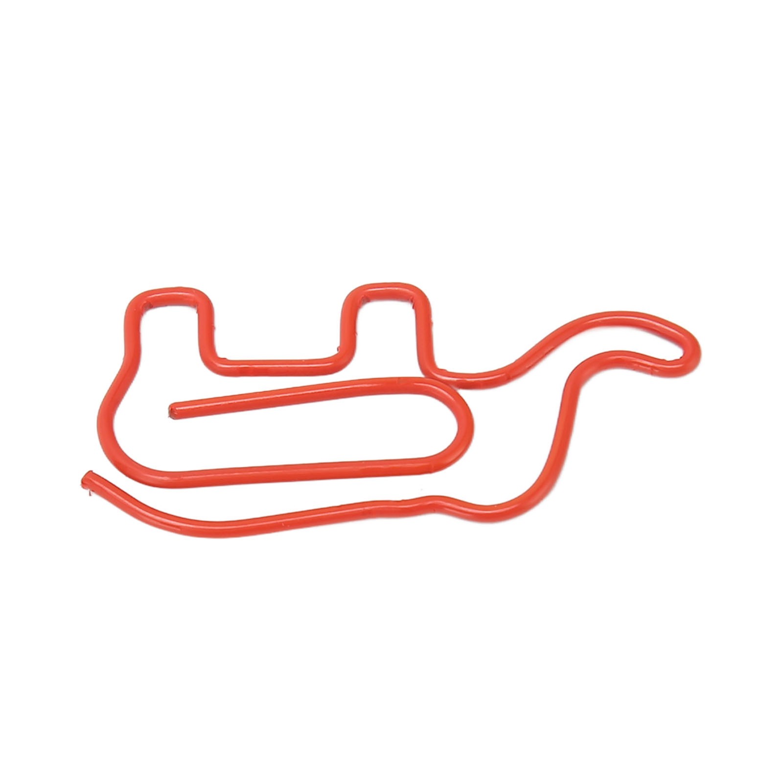 100PCS Paper Clips Cute Shape Slip Resistant Colorfast Rust Proof Portable Light