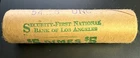OBW 1954-S Roosevelt Dime Roll $5 FV 90% Silver The Bank Of Los Angeles