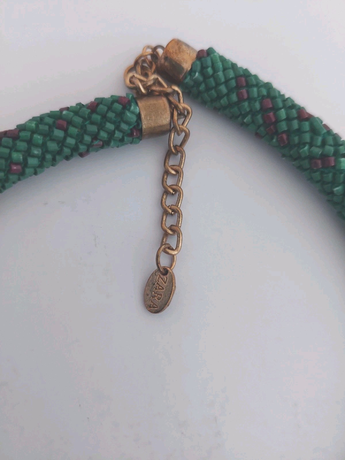 Zara Beaded Multicoloured Statement Necklace - image 2