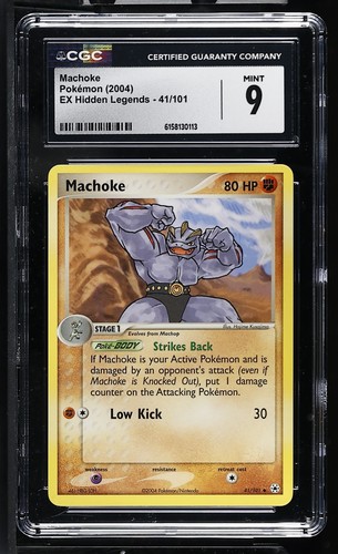 Machoke graded CGC 9 for sale on eBay