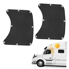 2Pcs Semi Trucks Window Shades, Side Window Sunshade for Truck with Suction