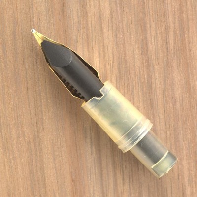 Montblanc No.14のEFニブ Vintage 1960s Montblanc Meisterstuck No 14 18C EF Wing Nib