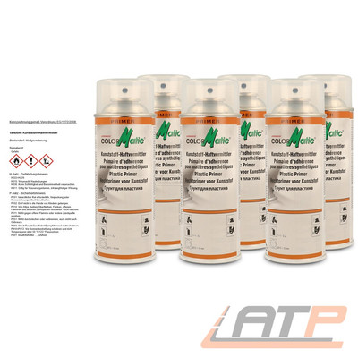 6x 400ml COLORMATIC KUNSTSTOFF HAFTVERMITTLER GRUNDIERUNG PRIMER 856563 31683390
