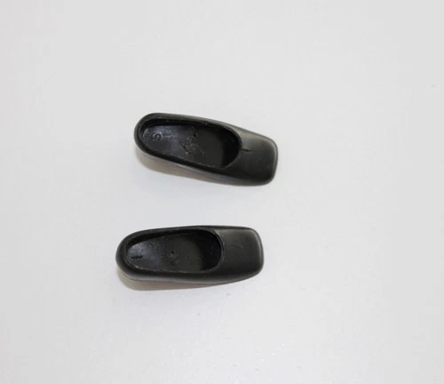 Barbie Francie Mattel Pair of Flat Shoes Black Japan