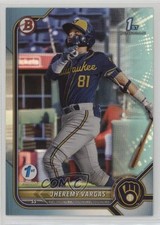 2022 Bowman 1st Edition Sky Blue Foil Jheremy Vargas #BPPF-144 10dv