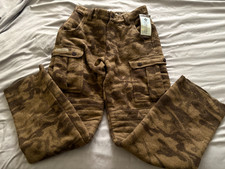 Columbia Gallatin Range Wool Pant Brown Wool Camo Mens Size 34