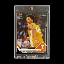 Nate Ament Vols 2025-26 Bowman U NOW Basketball Card 115 Black Foil /10