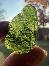 Genuine 11 Gram MOLDAVITE High Grade, Museum Quality, Chlum Czech Republic