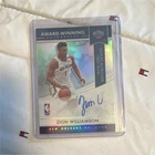 Panini Prizm Zion Williamson 2019-20 Award-Winning Autographs Auto AW-ZWL