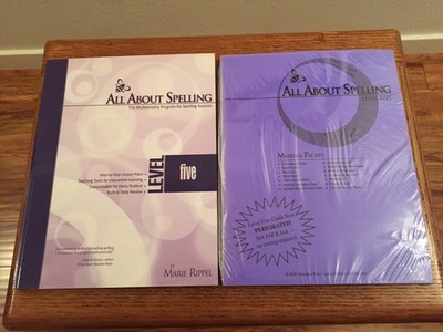 All About Spelling: Level 5, Teacher's Manual and Student Packet - perfect M...