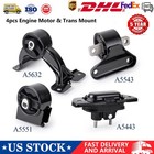 4PCS Engine Motor & Transmission Mount Set for 2011-2018 Dodge Journey 3.6L FWD