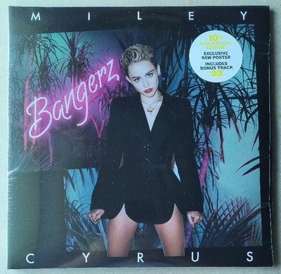 Miley Cyrus Bangerz vinyl 2LP new sealed 10th anniversary w/poster