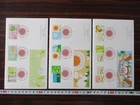 Japan Stamp First Day Cover Happy Greetings 3 Covers Large format 2017