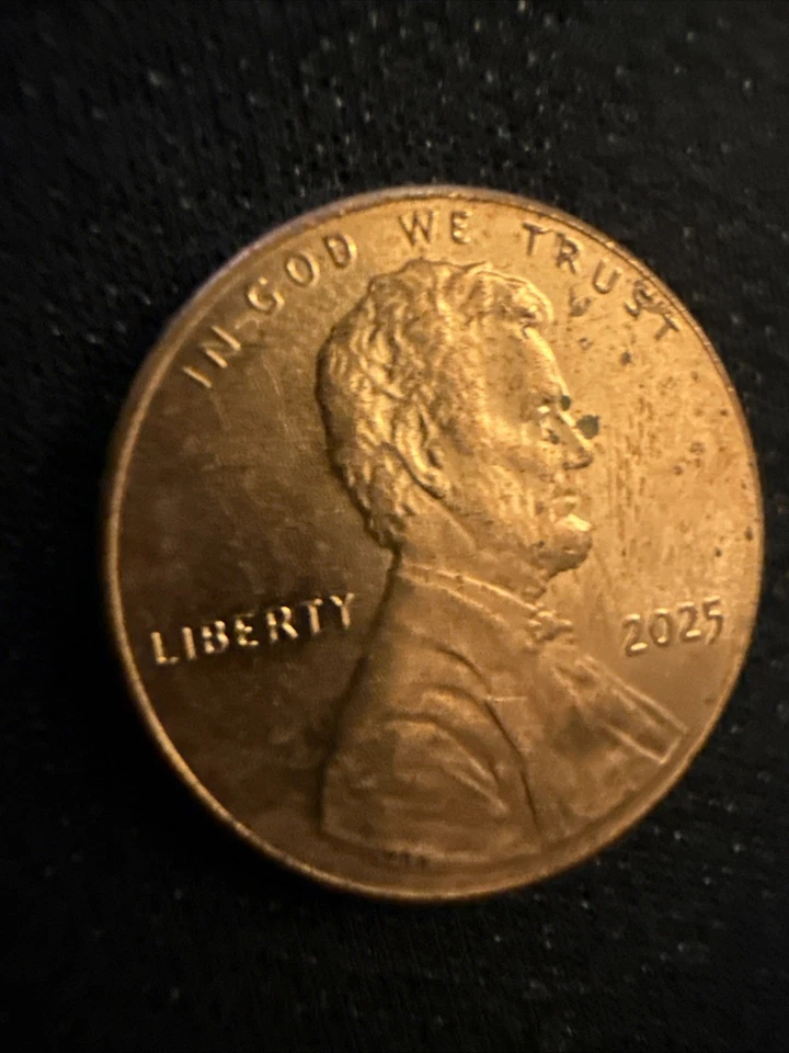 2025 Last Year Penny DD And Strike Error No Mint Mark - Image 2 of 4