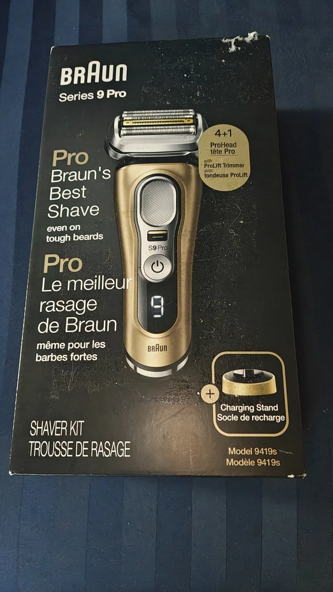 Braun ブラウン Series 9 Pro 9419s ゴールド Amazon.com: Braun Series 9 Pro 9419s Electric Shaver for Men, Wet