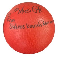 Missing Pyle Signed Dodgeball With Character Name, Fully Authenticated, Rare