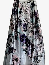 Skirt 5 Windsor Blondie Nites by Stacy Sklar Jen Formal Floral Satin A33