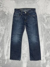 Amerian Eagle Jeans Men's 30x28.5 *ACTUAL* Blue Low Rise Boot 100% Cotton