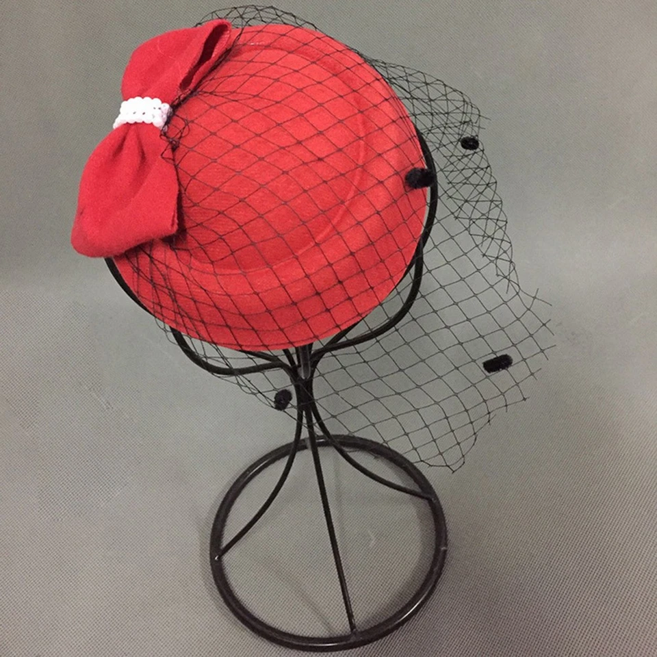 Sombrero Pastillero Gorras De Colección Para Mujer Sombrero Fácil de Usar Cóctel Fiesta del Té Hermoso Foto 3 de 4