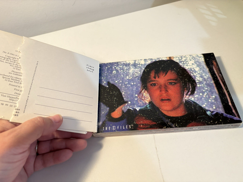 Vtg 1998 The X Files Postcard Book Unexlained Phenomena Harper Collins - Picture 5 of 13