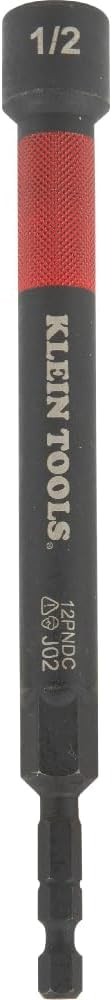 Klein Tools 12PNDC 1/2-Inch Magnetic Color-Coded Nut Setter for Power Drills