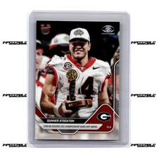 2025 Bowman U Now - #57 Gunner Stockton Rookie /1569 SEC Championship MVP