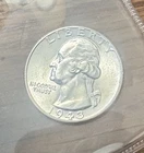 1943-D Choice BU Silver Washington Quarter , See Video