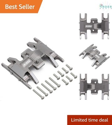 RC Skid Plate for Axial Bronco Gladiator Deadbolt C10 1/24 Scale Grey Off-Roa...