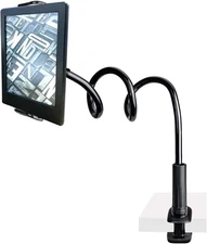 Gooseneck Kindle Tablet Holder Stand Adjustable Arm Mount for Reading in Bed