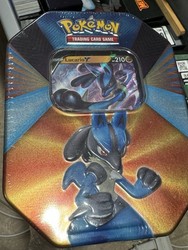 Lucario V Forces Tin (4 Packs) - Pokemon TCG