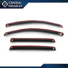 Fits 23-26 Chevy Colorado Gmc Canyon Smoke In-channel Door Window Vent Visors Fits 23-26 Chevy Colorado Gmc Canyon Smoke In-channel Door Window Vent Visors