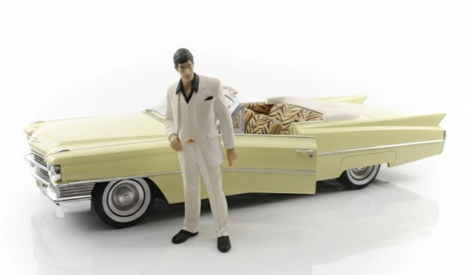 '74 Cadillac Coupé De Ville Convertible "Scarface" 1:18 JADA TOYS - Immagine 2 di 2