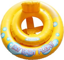 Inflatable Swimming Baby Float w/ Seat  Pillow Backrest