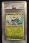 Bulbasaur Scarlet & Violet 151 001/165 Promo Cosmos Holo AGS 10 English 2023