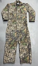 Vintage 90s Camo Jerzees Hunting Coveralls Bigwoods Size Medium Insulated