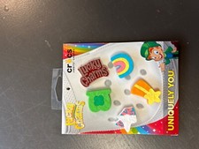 Authentic Rare Retired Crocs Jibbitz Charms lucky charms set of 5 charms